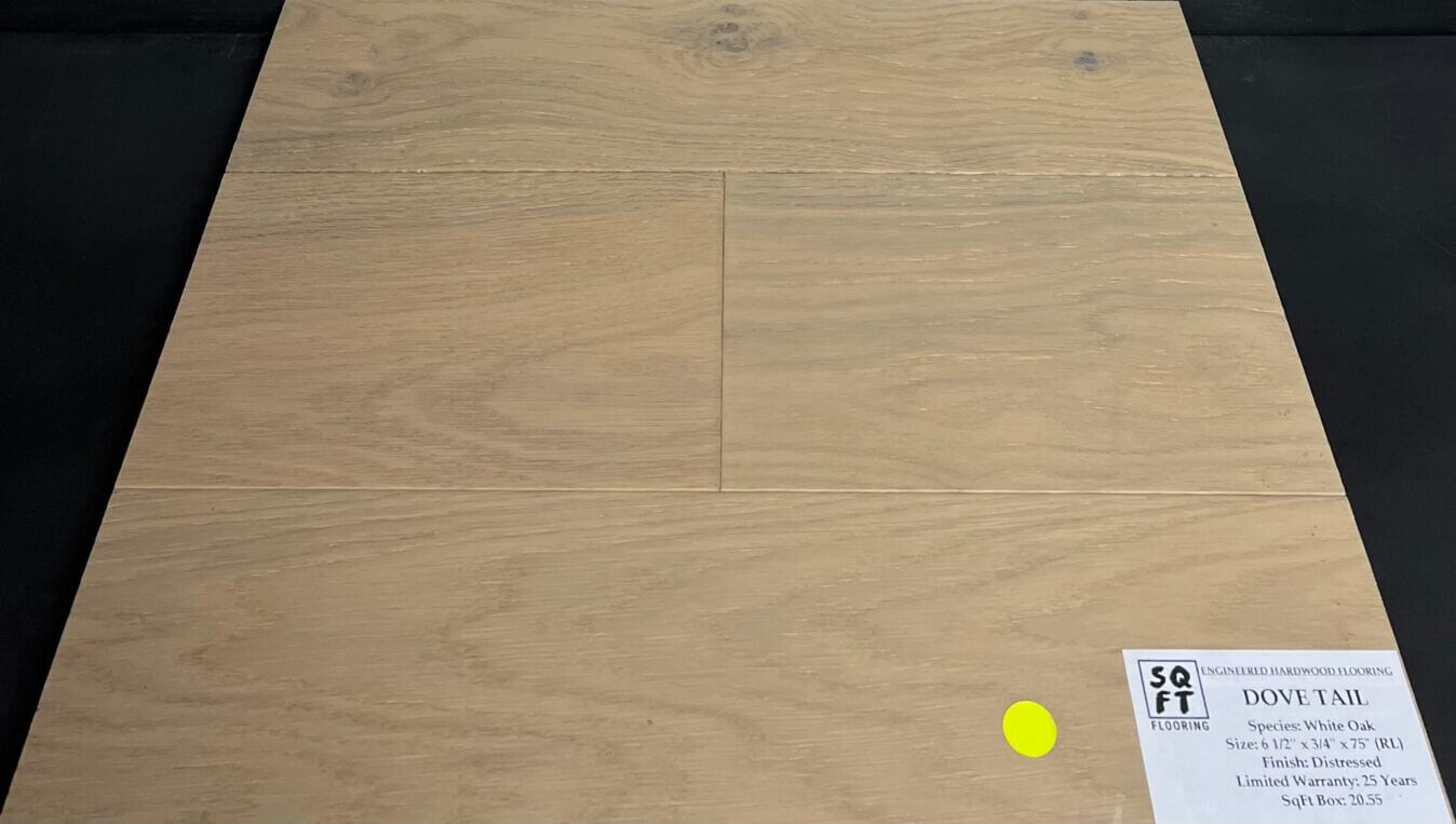Dove Tail Golden Choice White Oak Engineered Hardwood Flooring