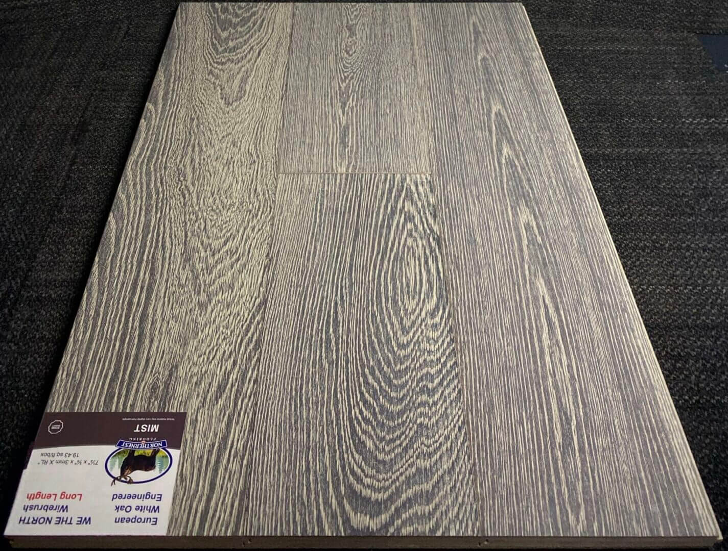 Mist Northernest European White Oak Engineered Hardwood Flooring