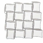 62STM060 Cindrella and Dolimite Petals Weave Marble Mosaics