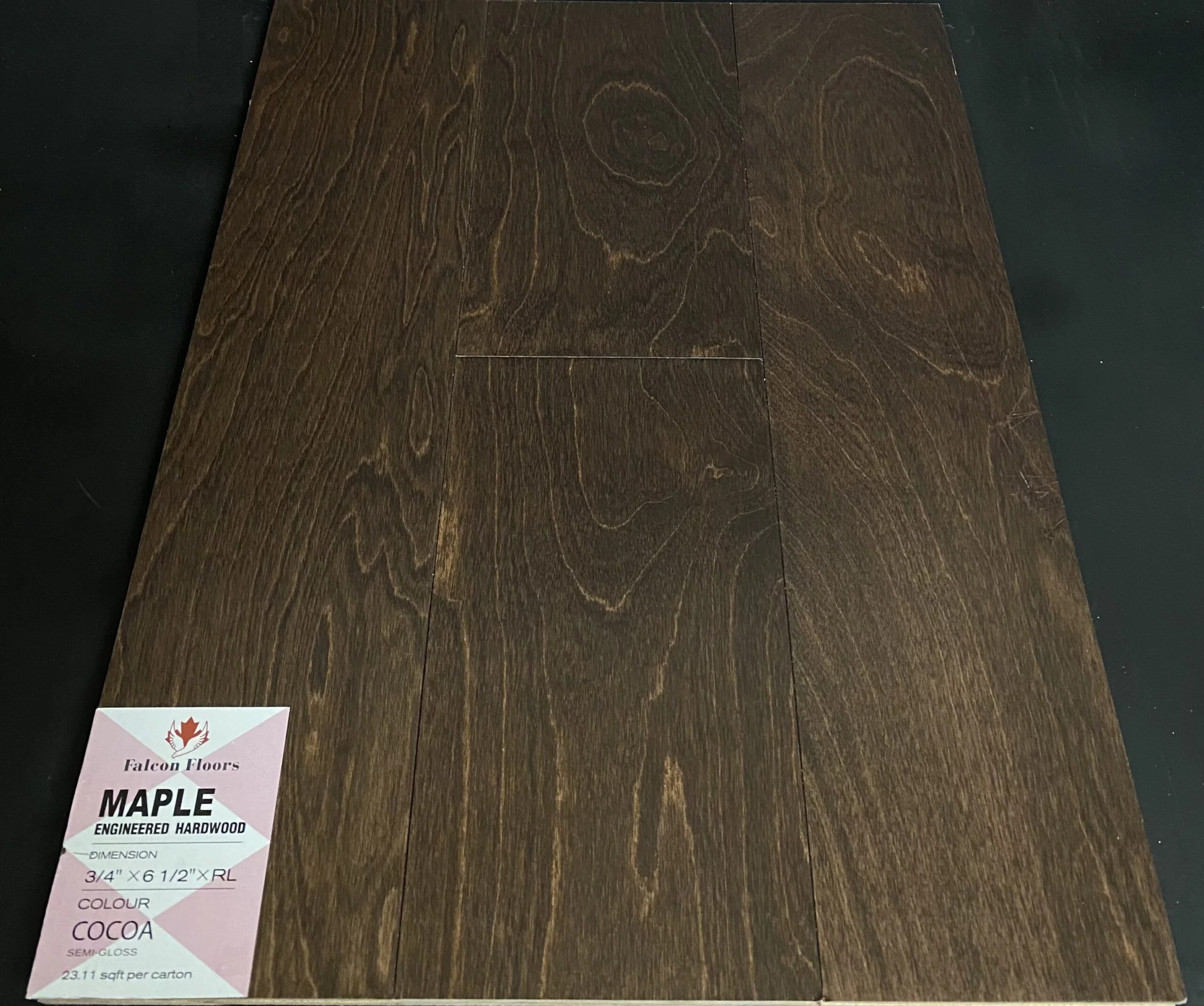 Cocoa Falcon Floors Maple Engineeered Hardwood Flooring SQUAREFOOT FLOORING - MISSISSAUGA - TORONTO - BRAMPTON