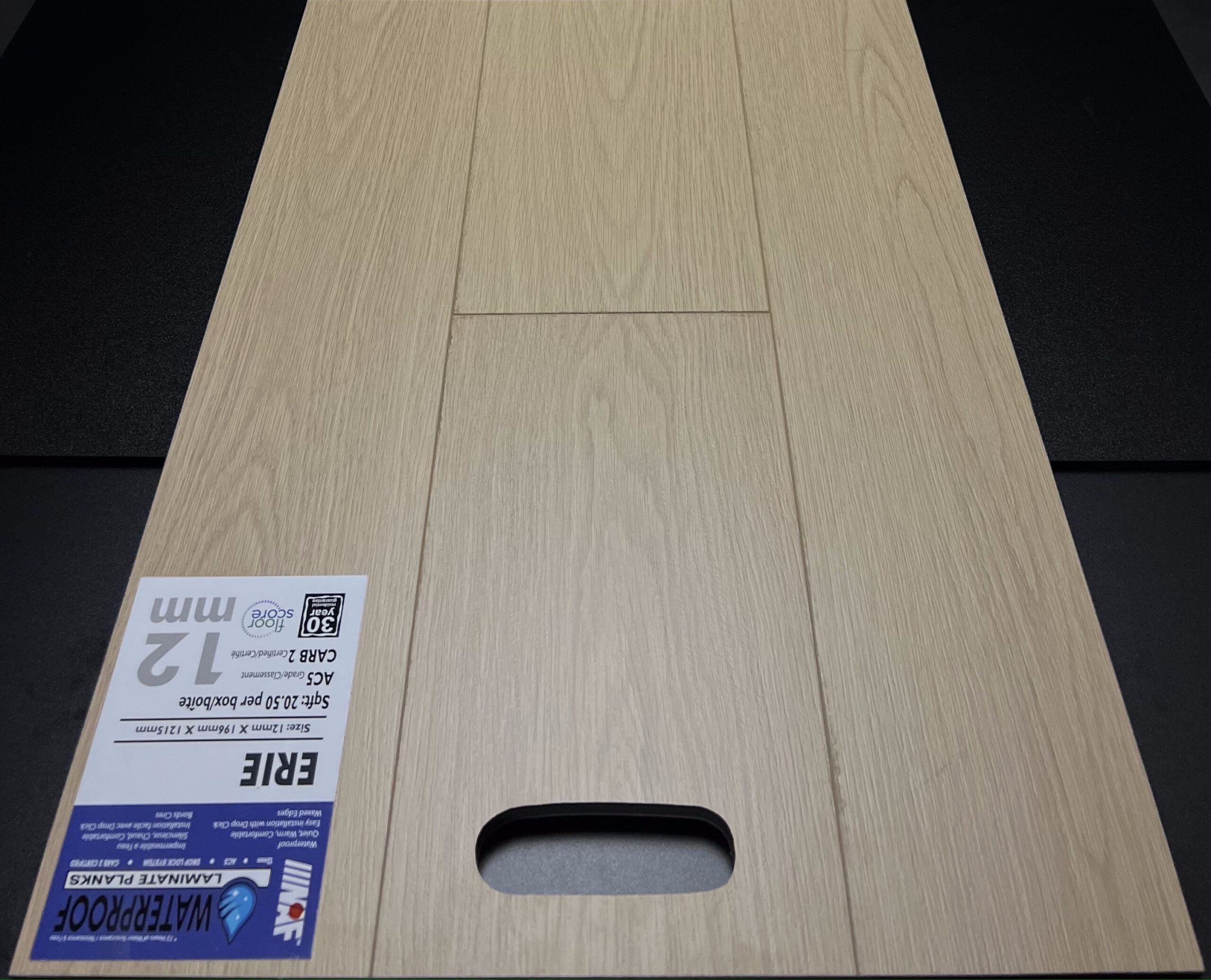 Erie 12mm NAF Waterproof Laminate Flooring