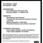 Husssh! III 3 SILVER ACOUSTIC PAD IIC 52 – STC 66 RATING SQUAREFOOT FLOORING - MISSISSAUGA - TORONTO - BRAMPTON