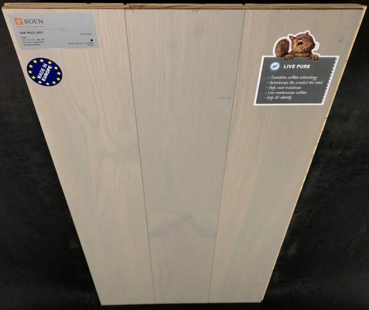 Mild Grey Boen Oak Engineered Hardwood Flooring SQUAREFOOT FLOORING - MISSISSAUGA - TORONTO - BRAMPTON