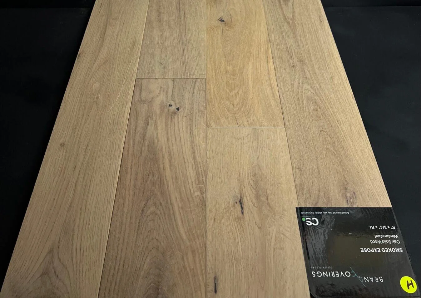 SMOKED EXPOSE OAK BRAND COVERINGS HARWOOD FLOORING