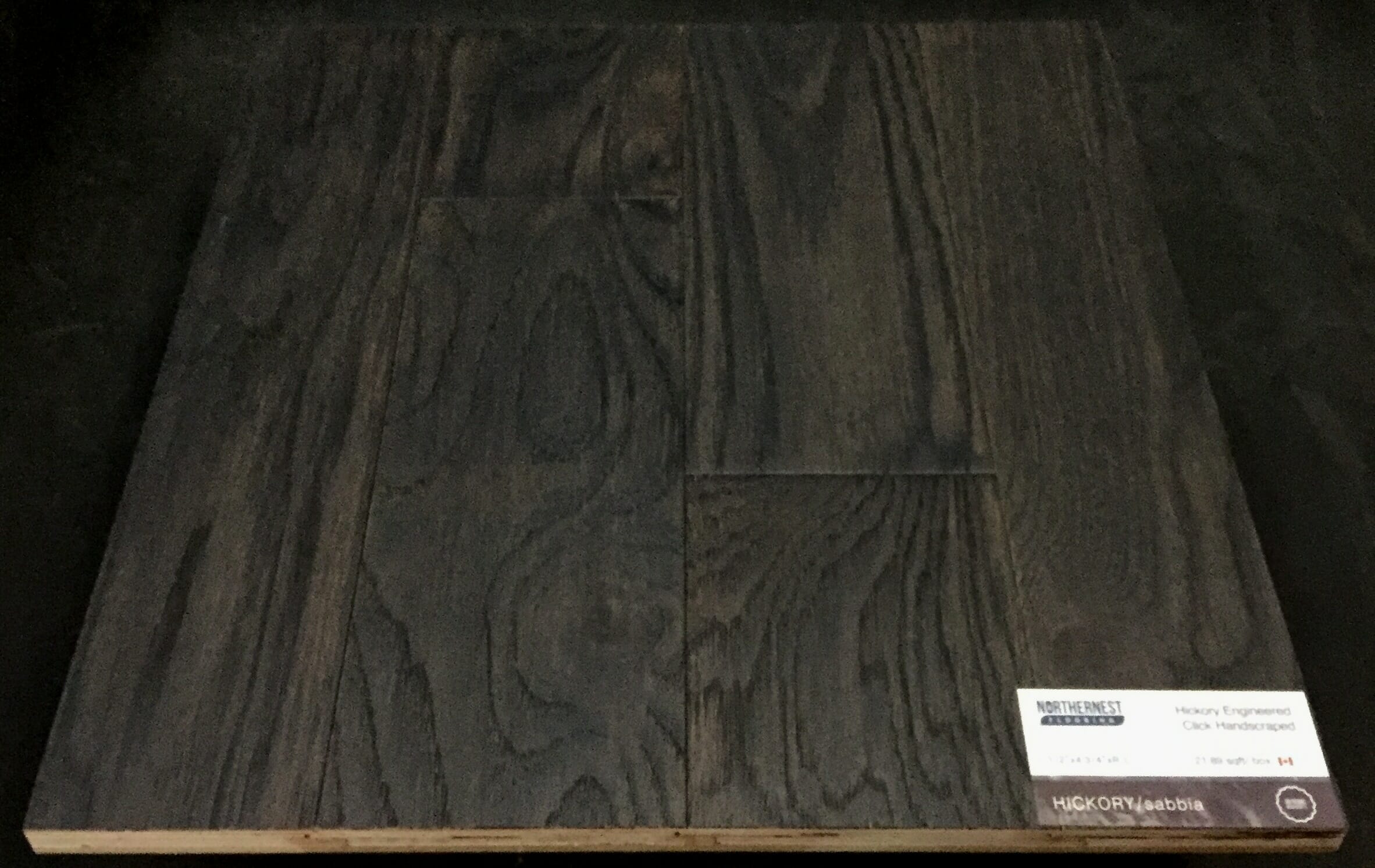 Sabbia Northernest Hickory Engineered Hardwood Flooring Click