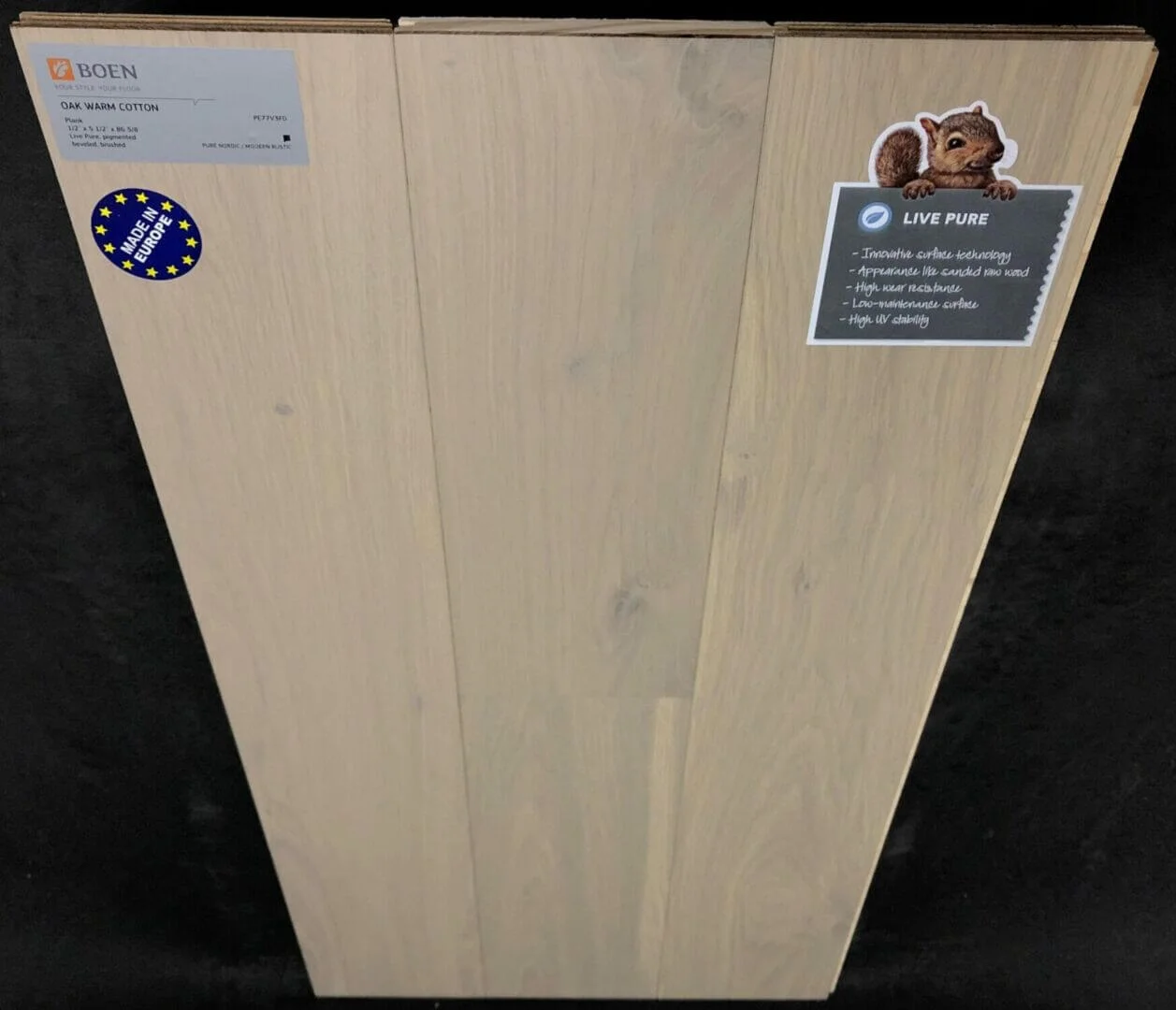 Warm Cotton Boen Oak Engineered Hardwood Flooring SQUAREFOOT FLOORING - MISSISSAUGA - TORONTO - BRAMPTON